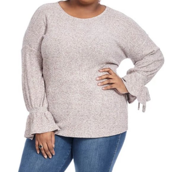 Lucky Brand Sweaters - Lucky Brand Tie-Sleeve Knit Sweater